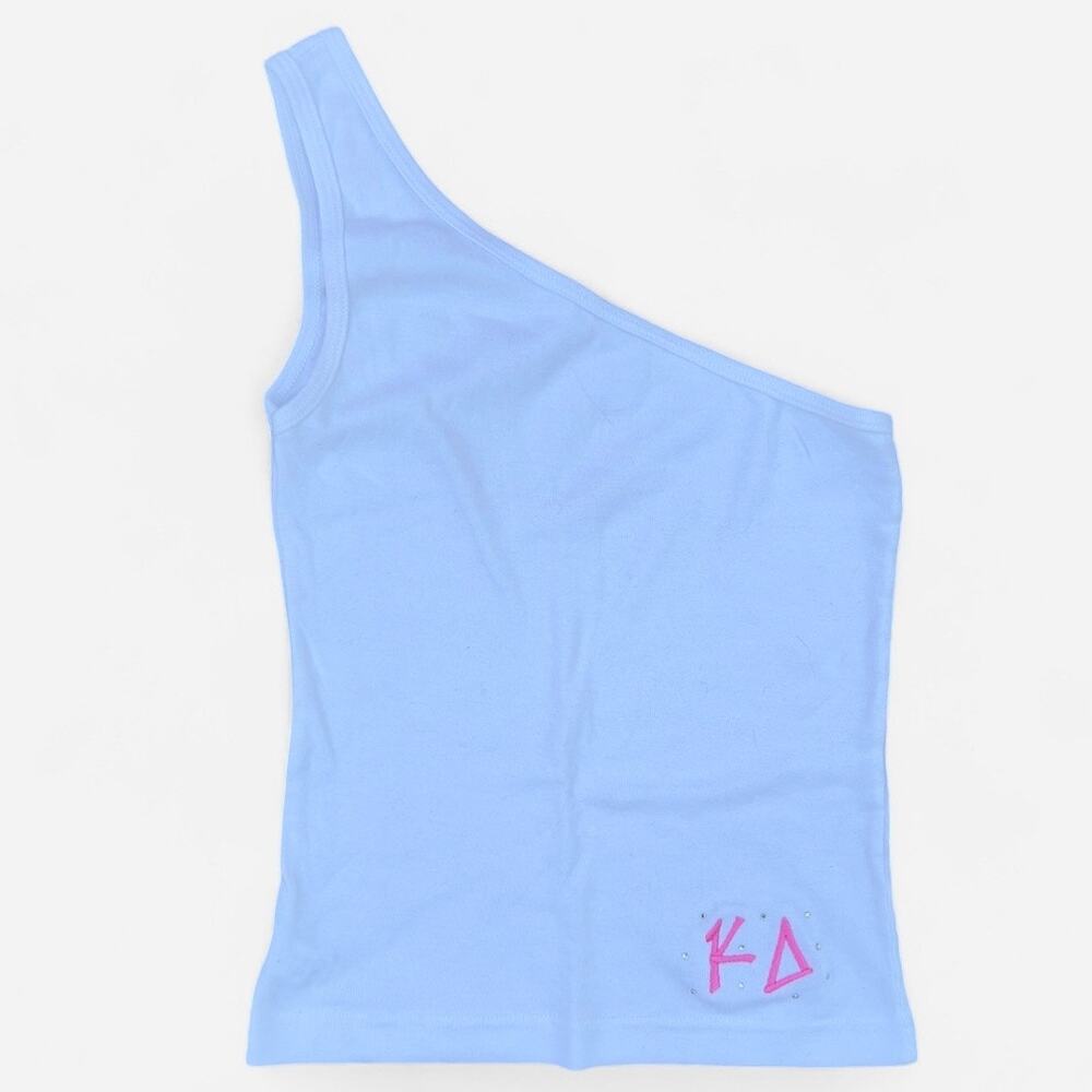 American Apparel KA Sorority One Shoulder Tank Top